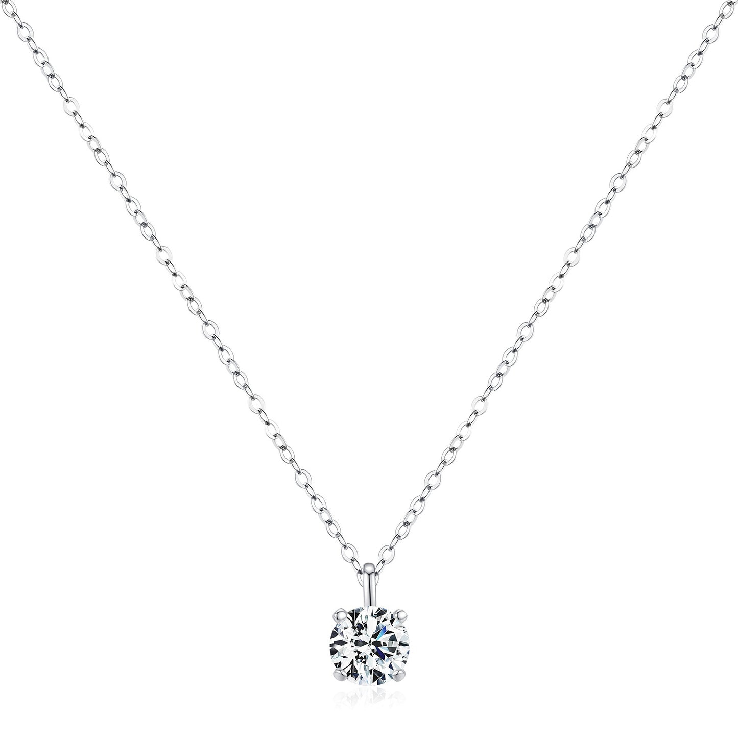 Moissanite Elegant Mild Lux Versatile Dainty Necklace