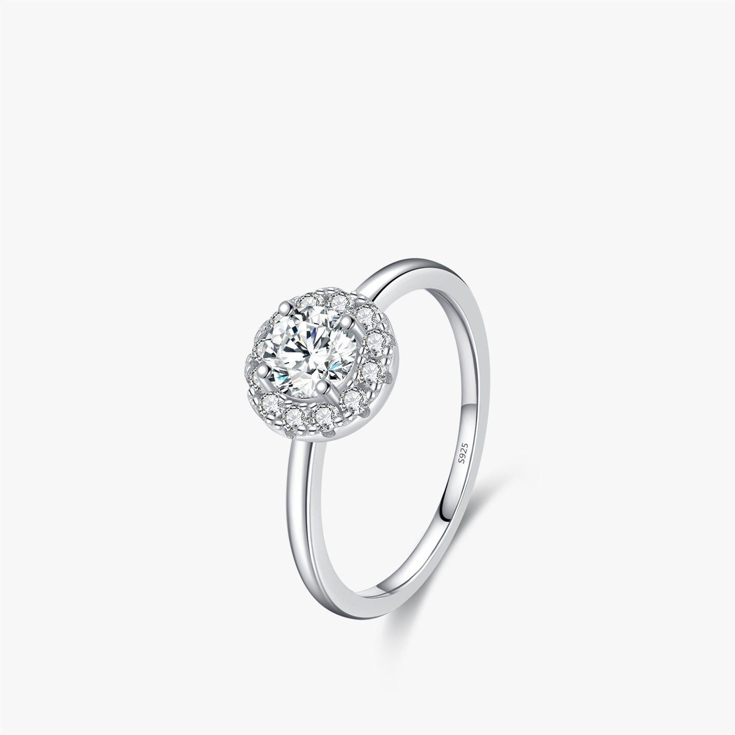 50 points Mosang diamond Ladies Ring