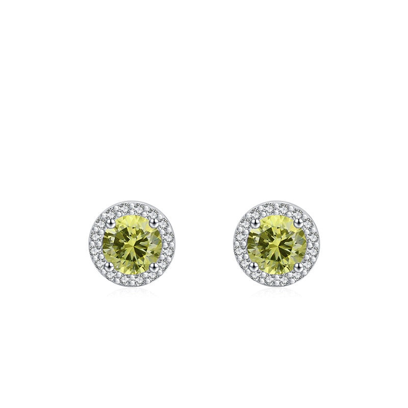 INS Trendy Alternative Mild Luxe Ultra Sparkling Ear Studs