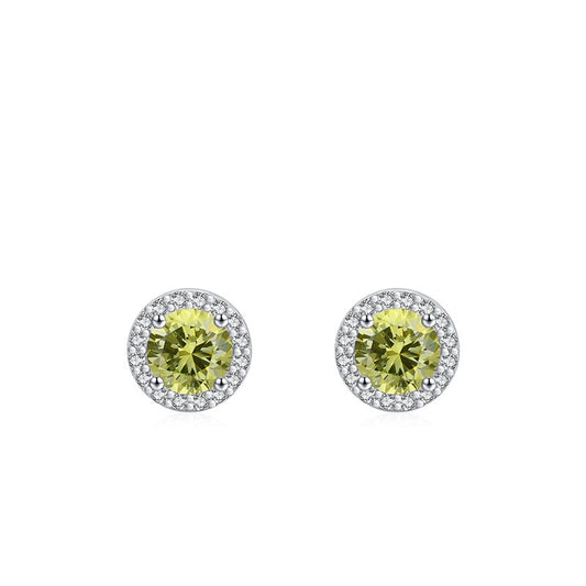 INS Trendy Alternative Mild Luxe Ultra Sparkling Ear Studs