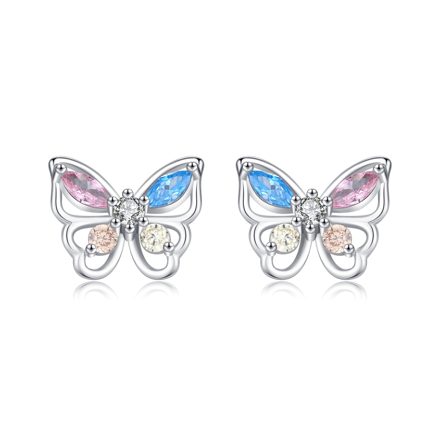 Sweet Allure Colored Dopamine Chic Butterfly Earring