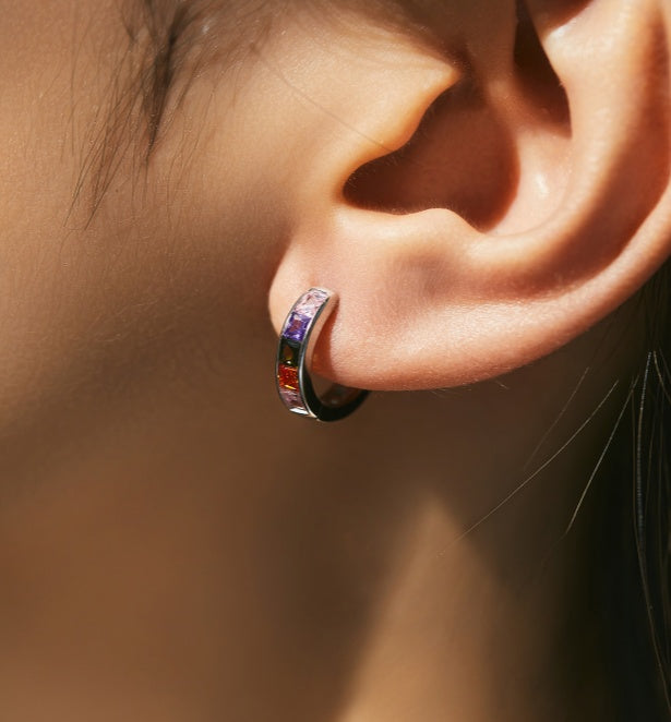 Vintage Mild Luxurious Rainbow-themed Earring