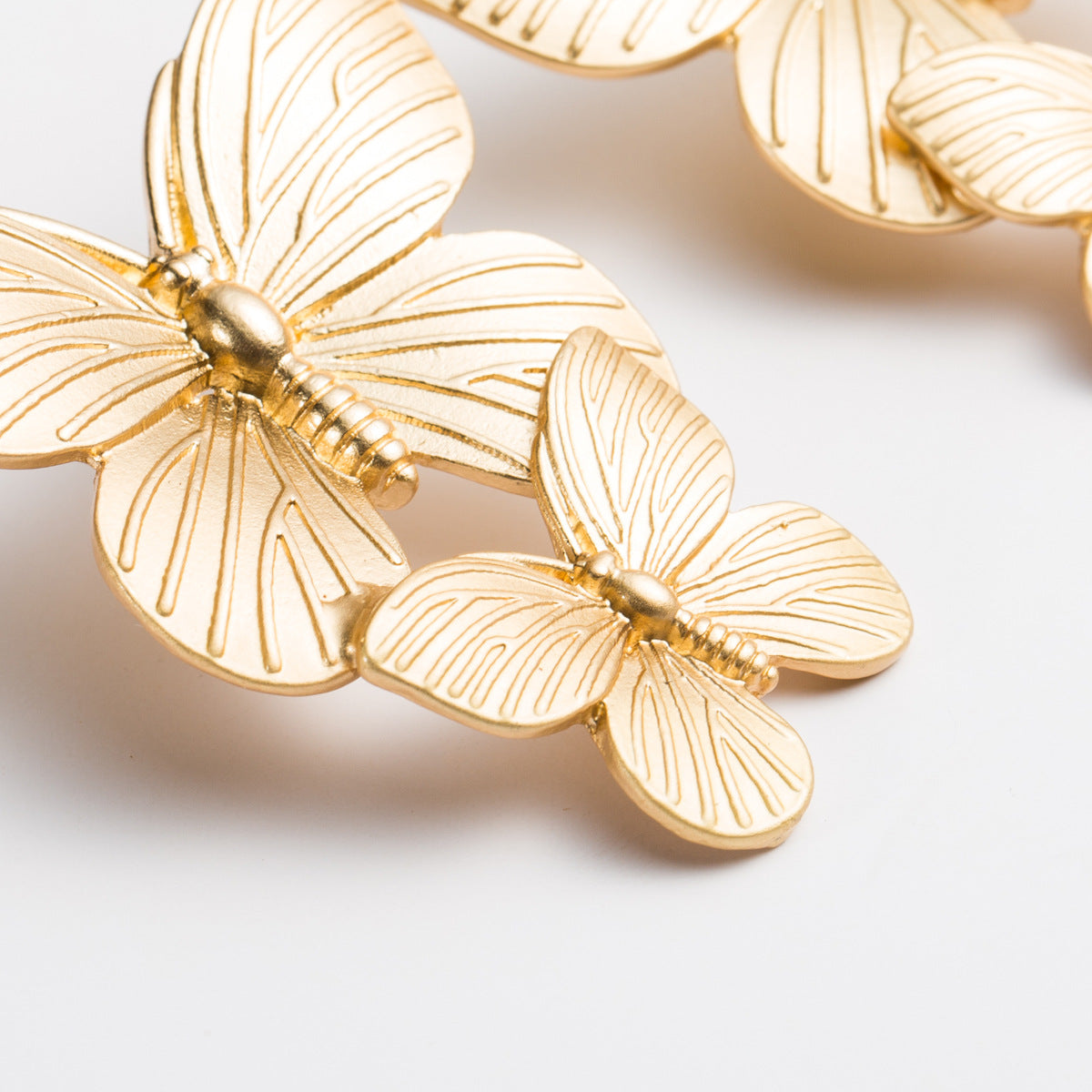 Chic Elegant Goldern Butterfly Earring