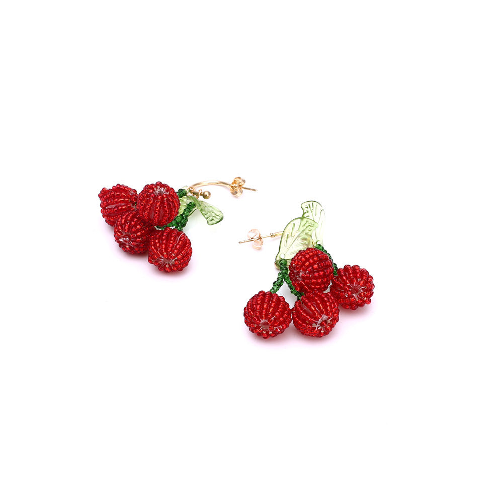 Cute Red Cherry Earring