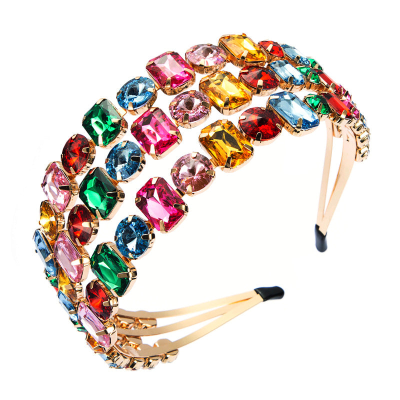 Fancy Shining Rhinestone Party Queen Hair Band