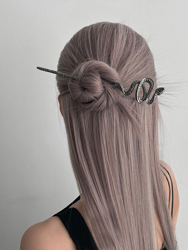 Designer Fashion Chic Snake Hairpin