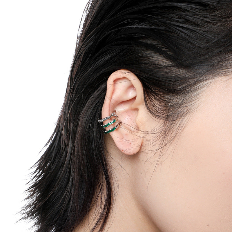 Designer Chic Snake Stud Earring