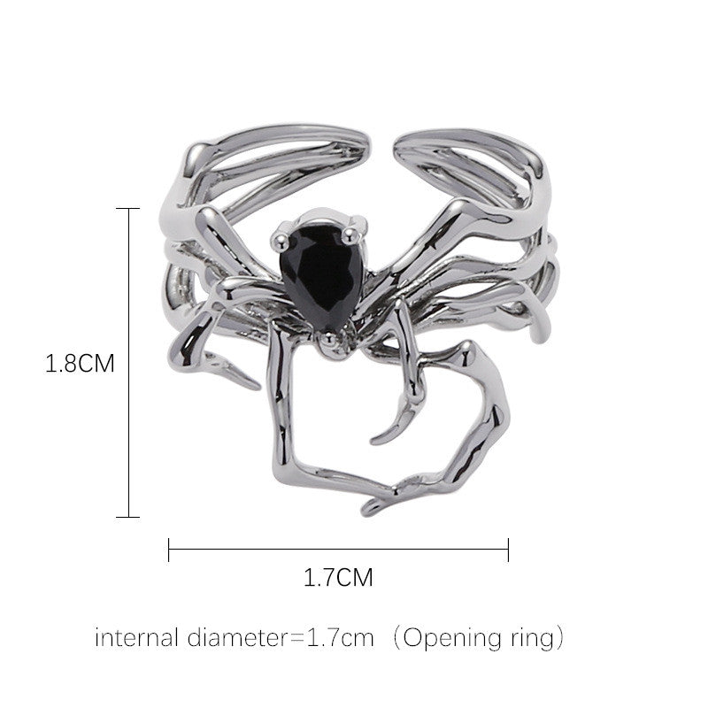 Chic Gothic Spider Ring