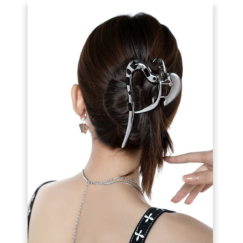 Chic Women Heart-shaped Hairpin