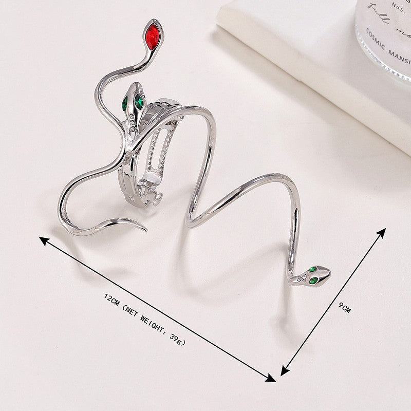 Chic Designer Double Snake Hairpin