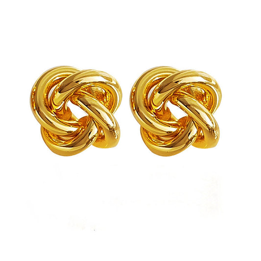 Stylish Solid Love Knot Women Earrings