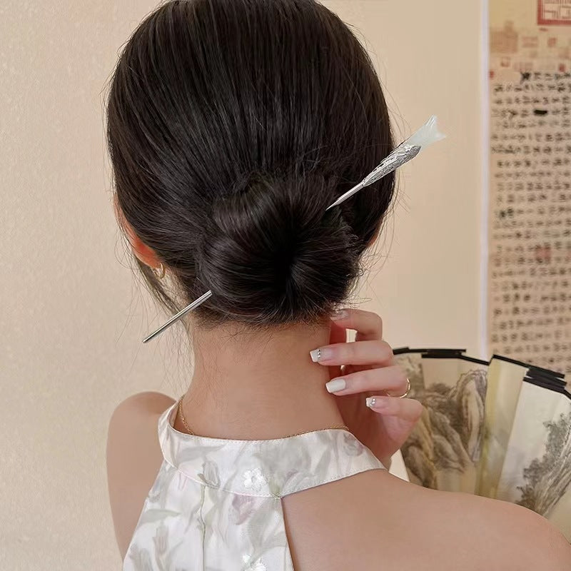 Hanfu Simple Flower Hairpin
