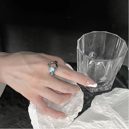 Unique Designer Anomalous Openings Ring